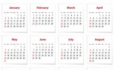 Как правильно называются месяца на английском?